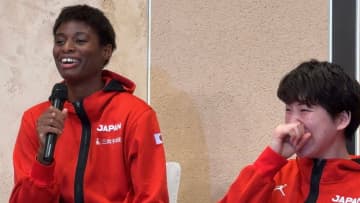 【爆笑凱旋会見・エブリン全録】最終戦“勝因”告白　宮崎に「お前の吠えが必要だ。ハンガリー戦で足りなかった」と言われた