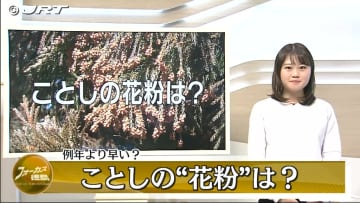         花粉例年より早い？今年の花粉飛散量の予想や対策のポイントについて聞く【徳島】      
