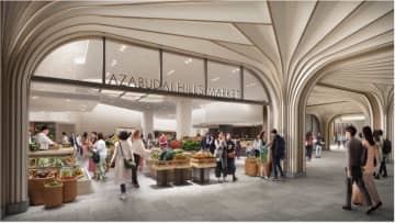 麻布台ヒルズに大型フードマーケット　3月13日開業