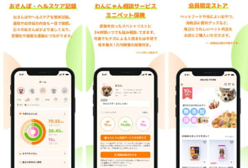 KDDI、ペットの健康管理や保険をまとめた「auわんにゃんサポート」