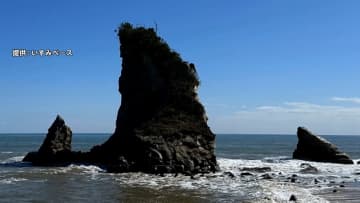 海岸に寄り添い並ぶ「夫婦岩」が崩壊…千葉の群発地震の影響か？観光客「ショック」 きょうも地震相次ぐ