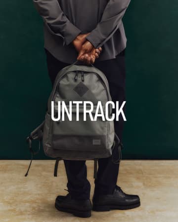 エース、「UNTRACK」から3層構造のサコッシュや帆布トート