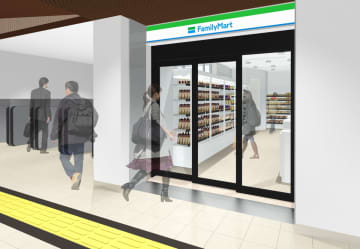 JR東で初、駅にファミマ無人店舗 青梅線羽村駅