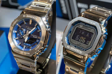 G-SHOCK、フルメタルにブルーダイヤルを追加