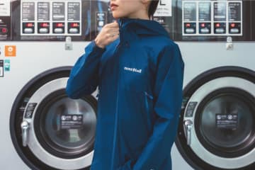 コインランドリーでモンベル製品の撥水効果を回復「モンベル撥水コース」