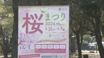         「桜まつり」例年より前倒し開催　暖冬で開花早まるか　名古屋市・鶴舞公園      