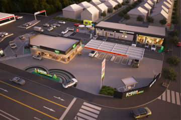 ENEOS、複数のテナントを包む次世代サービスステーション
