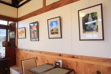 大人気アニメの美術監督、橋本和幸さんの描く風景画展＠高津珈琲in八千代