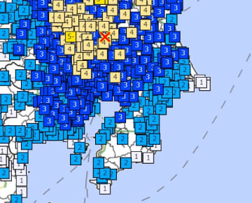 【速報】最大震度5弱の地震　震源は茨城県南部　千葉県は野田市、鎌ケ谷市など震度4