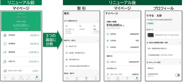 りそなグループアプリがリニューアル　画面表示をシンプルに
