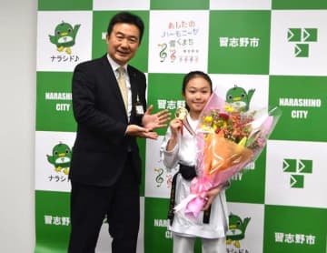 千葉和奏さん空手全国優勝　目標は「オリンピック出場」　習志野の小4女子