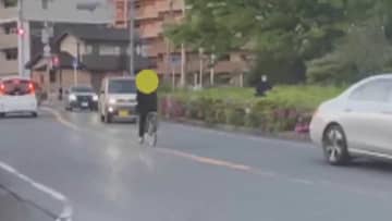 自転車で突然、対向車線に…危険な“ひょっこり運転”千葉で相次ぐ 「あおり運転」にあたるとして過去には逮捕者も