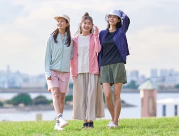 ワークマン、接触冷感で快適なUVカットウェア