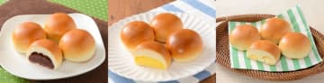 ローソンが手軽に小腹を満たせるコスパがいい4個入りパンを発売! 「つぶあんぱん」、「クリームパン」、「たまごパン」の3種類