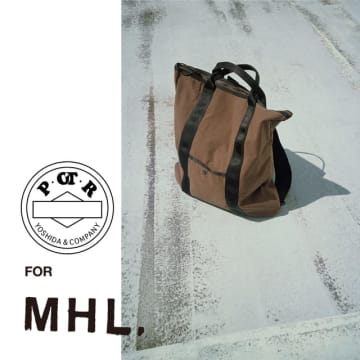 吉田カバン、「POTR×MHL.」コラボのトート・ショルダー