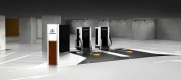 レクサス、予約可能なEV充電ステーションを一般開放