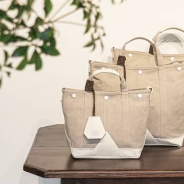 PORTER、アイリッシュリネンのトートバッグ「COAL」