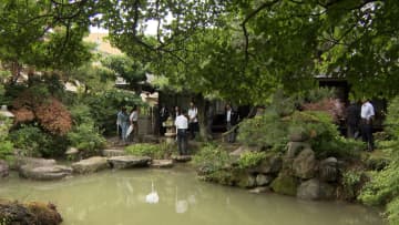 国の名勝指定の答申を受けた石川・金沢市の「西氏庭園」　関係者向け見学会