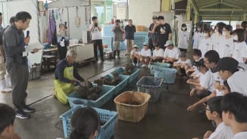 中学生向け「水産スクール」開催　地元の産業について学ぶ　三重・紀北町