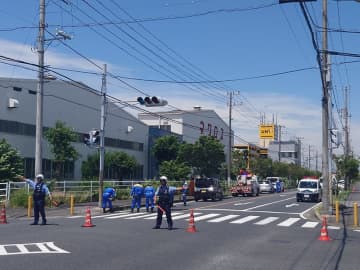 【速報】園児ら6人搬送、横断歩道で車と衝突か　市原