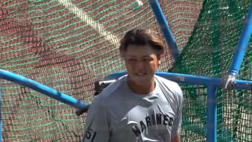“ロッテの大砲”がカムバック　山口航輝が5月18日以来の1軍復帰　試合前に快音響かせる