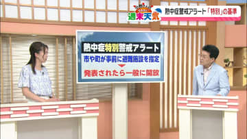 なるほど週末天気　熱中症”特別”警戒アラートの基準　わかりやすく解説します！