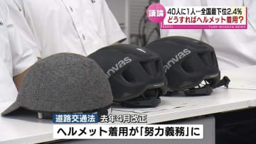 高校生が議論　どうすれば自転車用ヘルメット着用？　40人に1人…全国最下位2.4% 《新潟》