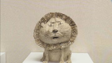 愛らしい陶芸作品の展示会　動物やバイクなど147点　愛知・岡崎市