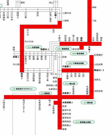 ＜台風接近＞千葉県内、運休や通行止め相次ぐ恐れ　16～17日、各交通機関が警戒