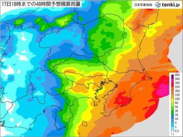 【台風7号】最強クラスの強さで16日午後に関東に最接近… 直撃なくても影響大　線状降水帯の半日前予想を関東甲信に発表
