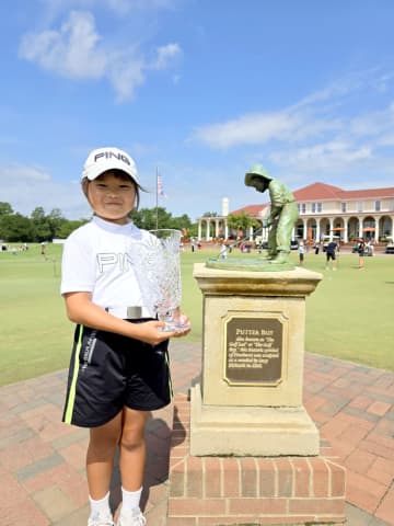 世界ジュニアゴルフ、市原の小学3年生が連覇　日本と違う芝目読みは「夏休みの自由研究」で攻略