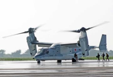 【速報】オスプレイからヘルメットバッグ落下か　陸上自衛隊木更津駐屯地