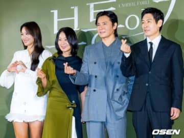 【PHOTO】ソル・ギョング＆チャン・ドンゴン＆キム・ヒエら、映画「普通の家族」制作報告会に出席