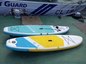 千葉市・検見川の浜沖、SUP中の男女が一時漂流　「夢中になり戻れなくなった」　海保救助