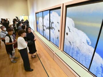 “幽玄華麗”襖絵の世界　大山忠作美術館開館15周年で特別企画展