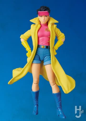 『X-MEN』ジュビリーを90年代のデザインでアクションフィギュア化！クリアパーツのサングラス、イエローのロングコートも布製＋ワイヤーで遊べる仕様【MAFEX最新情報】