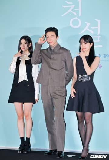 【PHOTO】IZ*ONE出身キム・ミンジュ＆ノ・ユンソ＆ホン・ギョン、映画「聴説」マスコミ試...
