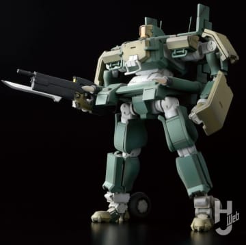 自衛隊で運用される量産型TS「烈華」がMODEROID化！ デコマス版を撮り下ろしで紹介！【勇気爆発バーンブレイバーン】