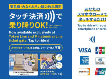 みなとみらい線全駅で「クレカのタッチ乗車」　12月4日開始