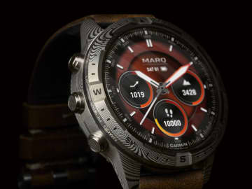 ガーミン、最上位「MARQ」にダマスカス鋼モデル　47.3万円