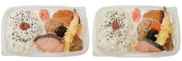西京味噌に漬け込んでしっとり焼き上げた銀鮭とえび天など和風のおかずを詰め合わせて税込594円! セブン‐イレブンが「鮭の西京焼き幕の内」を発売