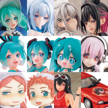 【フィギュア新製品】千種みのり氏、みわべさくら氏のオリジナルイラストが立体化！ 「初音ミク」の新作フィギュアや「キャラグミン」など多数お目見え！