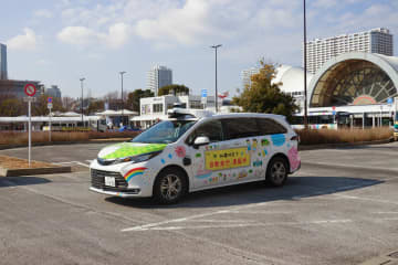 東京臨海副都心の公道で無料の自動運転移動サービス　最高時速40km