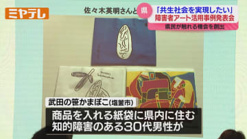 笹かまぼこの紙袋に“障害者アート”活用「障害のある人もない人も共生する社会」宮城