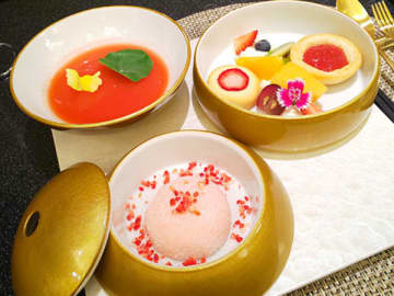 【ヒルトン東京ベイ】苺づくしで豪華！「ストロベリーチャイニーズアフタヌーンティー」