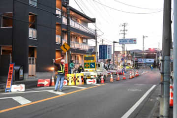 【速報】習志野の下水管で漏水　国道14号、一部で片側通行規制