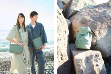 土屋鞄、「トーンオイルヌメ」に限定色アクアグリーン