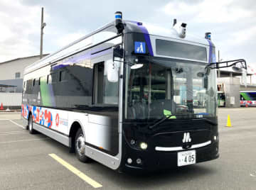 万博の一般道で国内初のレベル4自動運転バス　Osaka Metro