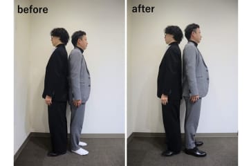 洋服の青山、身長6cmアップのスタイルアップシューズ
