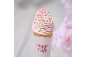 【ジェラピケカフェ】春限定！桜クレープ＆ストロベリーほうじ茶ラテが登場